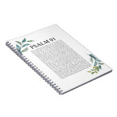 Psalm 91 NKJV Notitieboek (Rechterzijde)