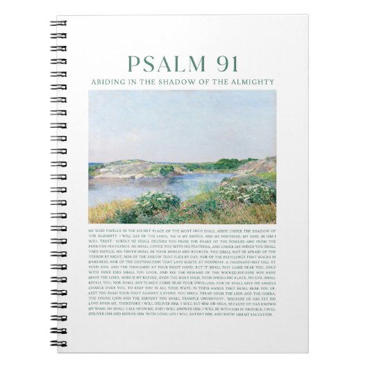 Psalm 91  notitieboek (Voorkant)