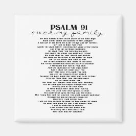 Psalm 91 over je familie magneet