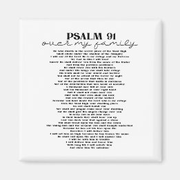 Psalm 91 Over Uw Gezin Magneet