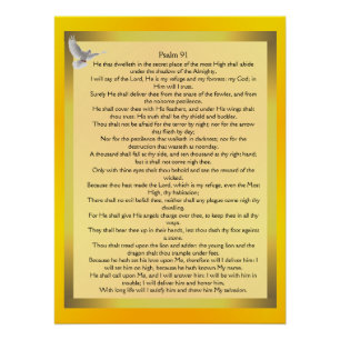 psalm 91 perfect poster
