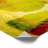 Psalm 91, poster met grunge herfst (Hoek)