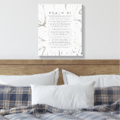 Psalm 91-scriptie Kunstleder Canvas Afdruk (Insitu (Slaapkamer))