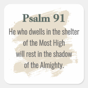 Psalm 91 Sticker – Hij Die Woont
