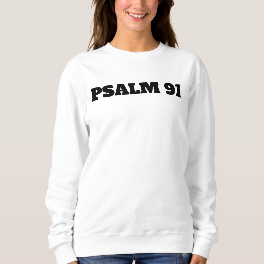 Psalm 91 Sweatshirt voor dames (Voorkant)