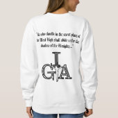 Psalm 91 Sweatshirt voor dames (Achterkant)