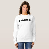 Psalm 91 Sweatshirt voor dames (Voorkant volledig)
