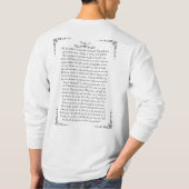 psalm 91 t-shirt (Achterkant)