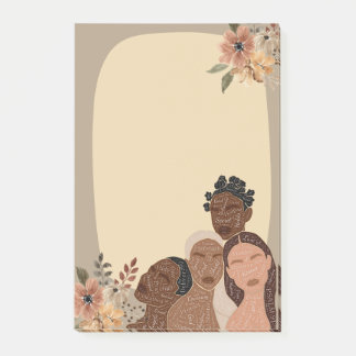 Psalm 91, TPT Zwart Vrouwen Sticky Post-it® Notes