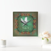 Psalm 91 Vierkant Vierkante Klok (Huis)