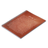 Psalm 91 voor bescherming notitieboek (Linkerzijde)