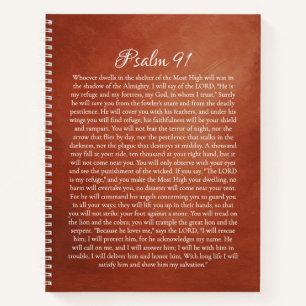 Psalm 91 voor Bescherming Notitieboek