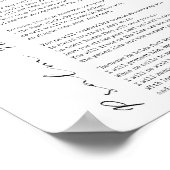 Psalm 91 Wall Art Poster (Hoek)