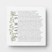 Psalm 91 Waterverf EucalyptusBijbelkunst Fotoplaat (Voorkant)