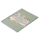 Psalm 91 waterverf notitieboek (Linkerzijde)