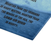 Psalm 93:4 Machtiger dan de donders van vele.... Snijplank (Hoek)