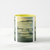 Psalm 94:3 KJV Bijbelvers Pic Two-Tone Mok (Midden)