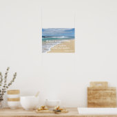 Psalm 95:6 O komt ons aanbidden en neerbuigen Poster (Keuken)