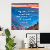 psalm 96:1 poster (Thuiskantoor)