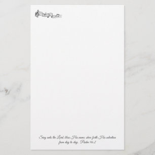 psalm 96:2 briefpapier