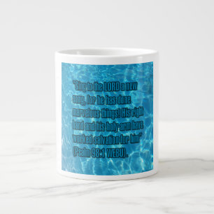 Psalm 98:1 WEBU Mug Extra Grote Beker