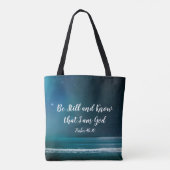 Psalm be still and know that I Am God Draagtas (Achterkant)