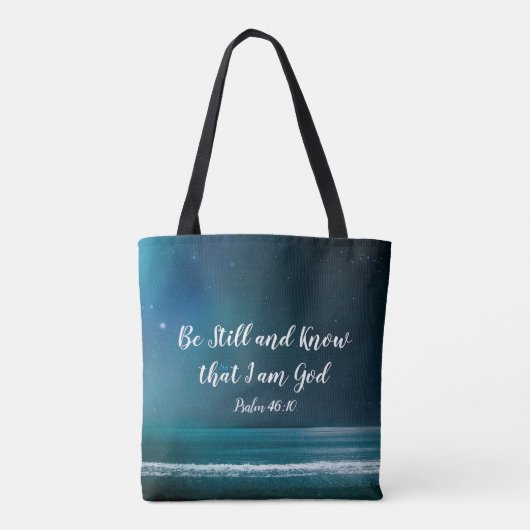 Psalm be still and know that I Am God Draagtas (Achterkant)