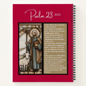 Psalm Bericht - Psalm 23 - 8.5 x 11 - Spiraal Notitieboek (Achterkant)