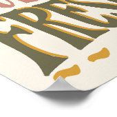 Psalm Bijbelvers voor de vergrijzing Poster (Hoek)