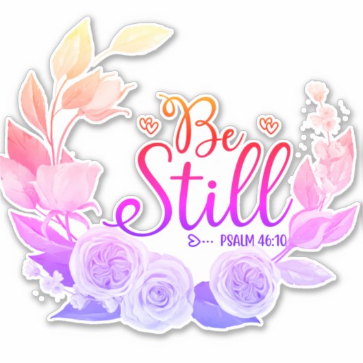 Psalm Christelijke bijbeltjes Verse stickers - wee (Voorkant)