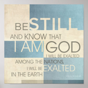 Psalm Scripting Collage II Poster