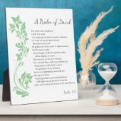 Psalm van David De Heer is mijn Shepherd Bible Ver Fotoplaat (Zijkant)