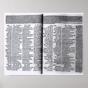 Psalm van David: Psalterim Octaplums, 1516 Poster