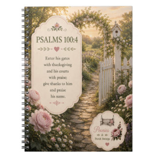 Psalmen 100:4 Journaal/Notitieboek Notitieboek