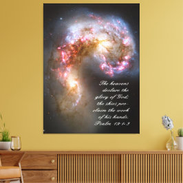 Psalmen 19 Inspirerend Canvas Print