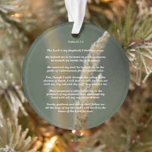 Psalmen 23: 1-6 ornament