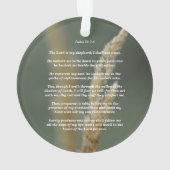 Psalmen 23: 1-6 ornament (achterkant)