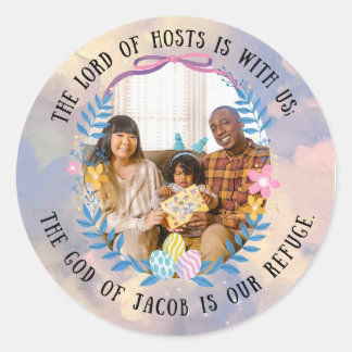 PSALMEN 46:7 RONDE STICKER