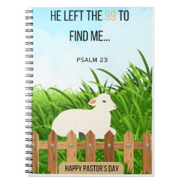 Psalmen Dag notitieboek, Schapen notitieboek, Psal Notitieboek