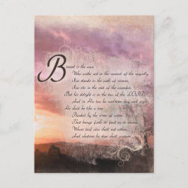 Psalmen en Zonsondergangen Bijbelaanbiedingen Briefkaart