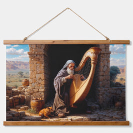 Psalmen van een tijdloze ziel hangend wandkleed