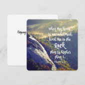 Psalmen: Wanneer mijn Hart Overweldigd Vers is (Voorkant / Achterkant)