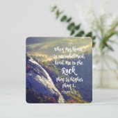 Psalmen: Wanneer mijn Hart Overweldigd Vers is (Staand voorkant)