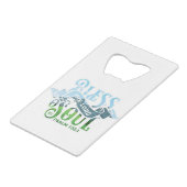 Psalms 103 Christelijk ontwerp Kredietkaart Flessenopener (Achterkant Gekanteld)