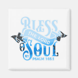 Psalms 103 Christelijk ontwerp Magneet