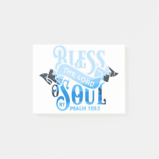 Psalms 103 Christelijk ontwerp Post-it® Notes (Voorkant)