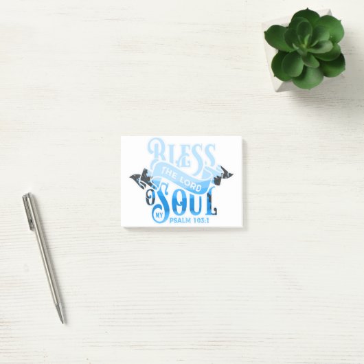Psalms 103 Christelijk ontwerp Post-it® Notes (Kantoor)