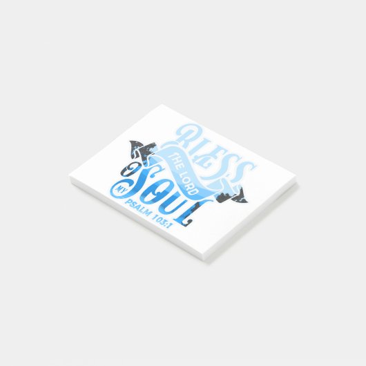 Psalms 103 Christelijk ontwerp Post-it® Notes (Schuin)