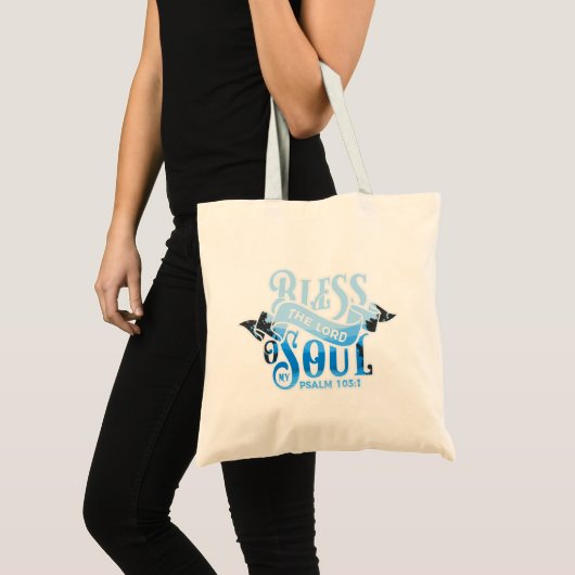 Psalms 103 Christelijk ontwerp Tote Bag (Voorkant (product))
