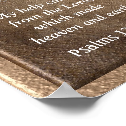 Psalms 121:1-2 ~Lift up mine eyes~ Art print (Hoek)